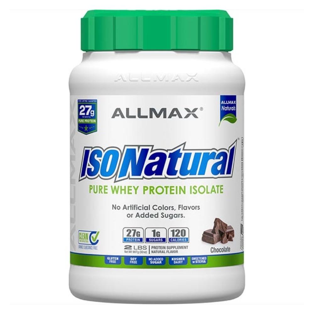 Allmax Nutrition IsoNatural Whey Protein 2 Lbs Protein Allmax Nutrition Chocolate 