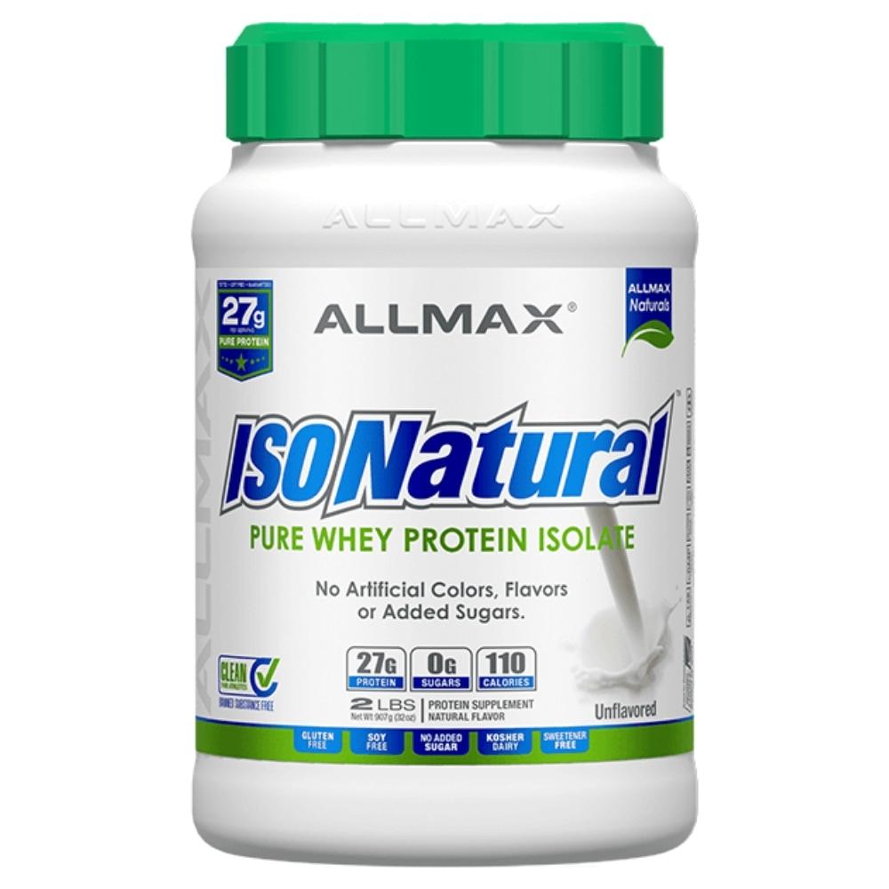 Allmax Nutrition IsoNatural Whey Protein 2 Lbs Protein Allmax Nutrition Unflavored 