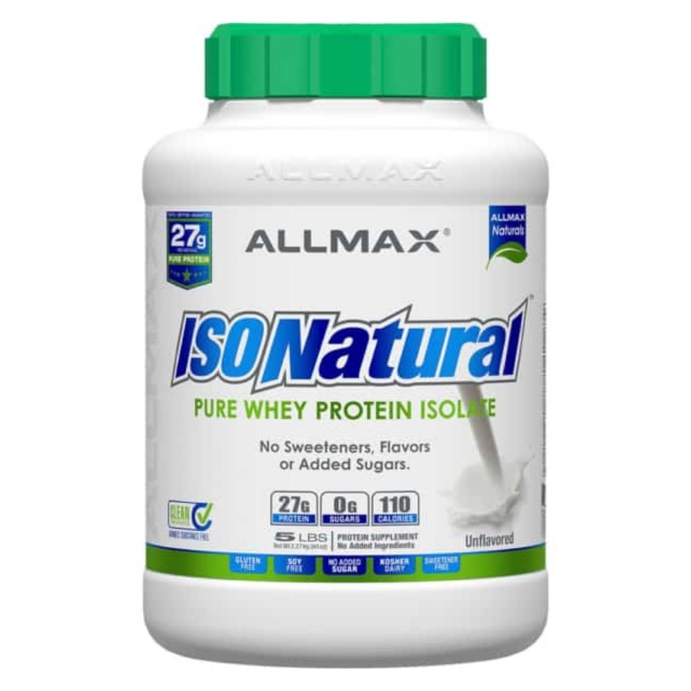 Allmax Nutrition IsoNatural Whey Protein 5 Lbs Protein Allmax Nutrition Unflavored 