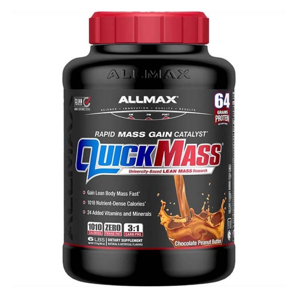 Allmax Nutrition QuickMass Loaded 6 Lbs Protein Allmax Nutrition Chocolate Peanut Butter 