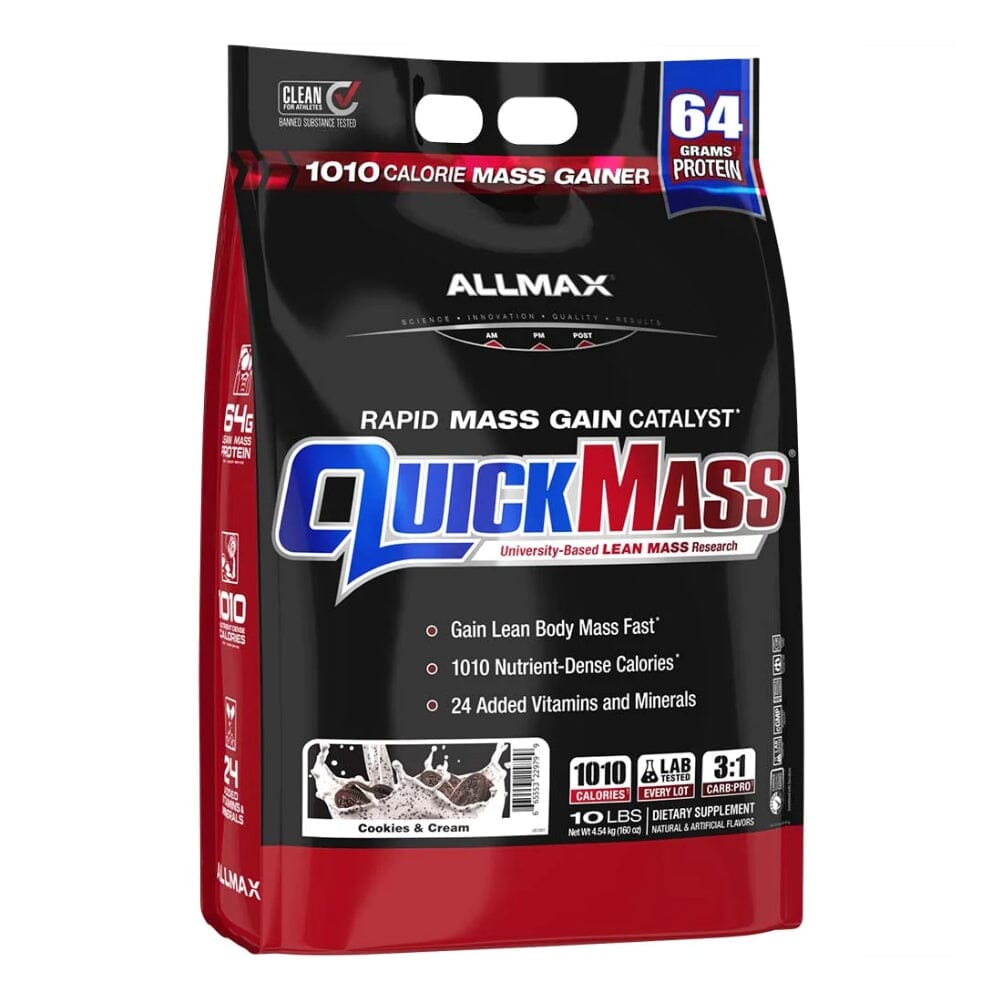 Allmax Nutrition QuickMass 10lbs Meal Replacement Powders Allmax Nutrition Cookies & Cream 
