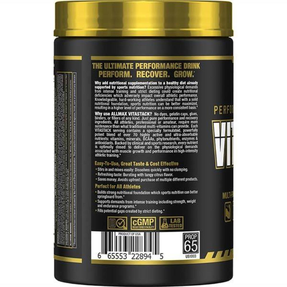 Allmax Vitastack Drink Mix 30 Servings Vitamins & Minerals Allmax Nutrition 