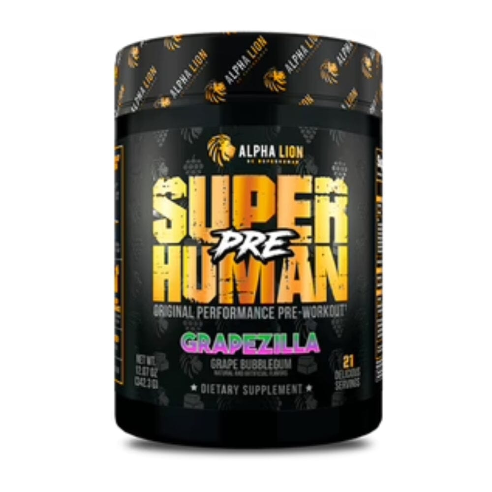 Alpha Lion SuperHuman 21 Servings Pre-Workouts Alpha Lion Grapezilla 
