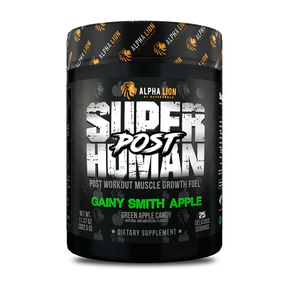 Alpha Lion Super Human Post 25 Servings Specialty Health Products Alpha Lion Gainy Smith Apple 