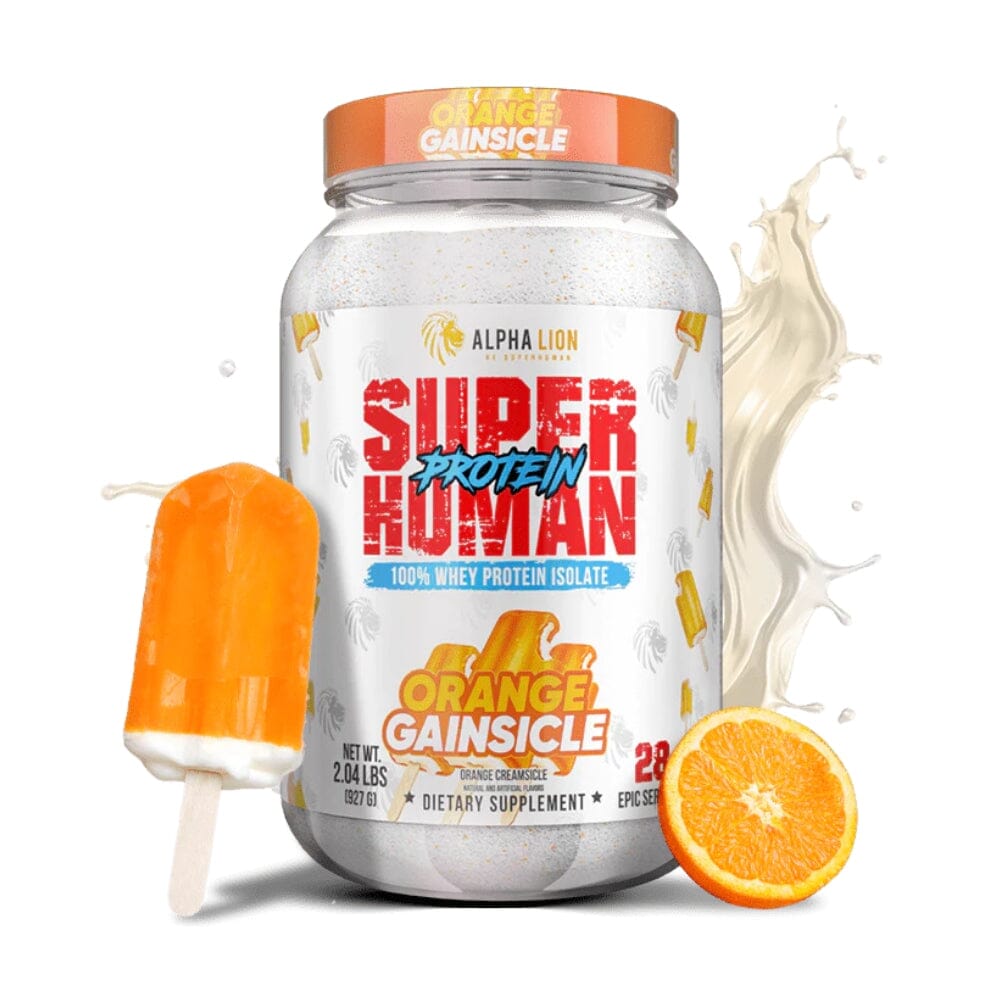 Alpha Lion Super Human Protein 1.8lbs Protein Powders Alpha Lion Orange Gainsicle (Orange Creamsicle) 