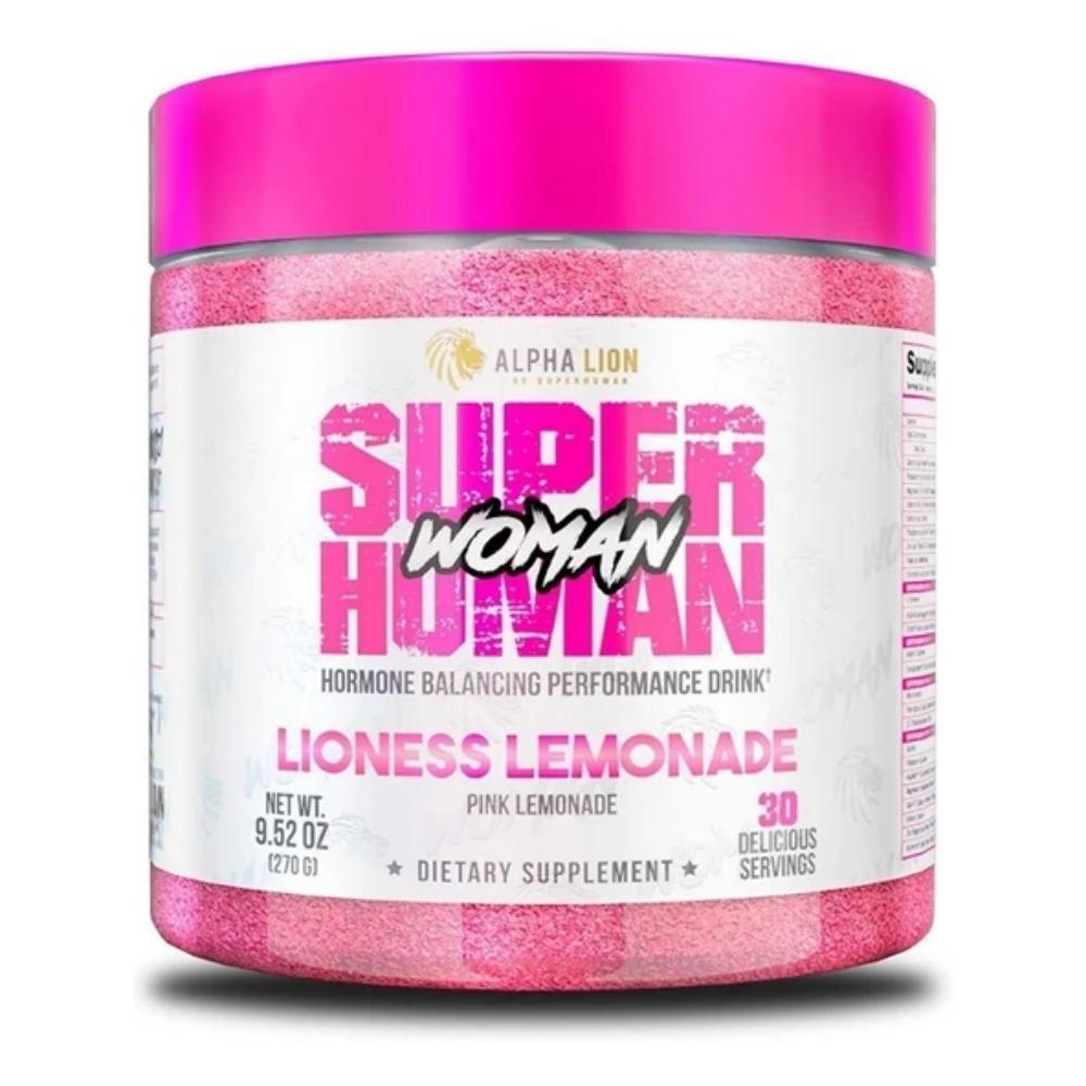 Alpha Super Human Woman 30 Servings Pre-Workouts Alpha Lion Lioness Lemonade 
