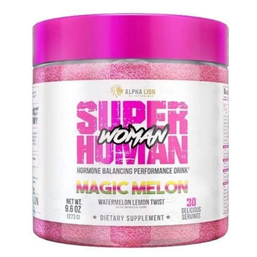 Alpha Super Human Woman 30 Servings Pre-Workouts Alpha Lion Magic Melon 