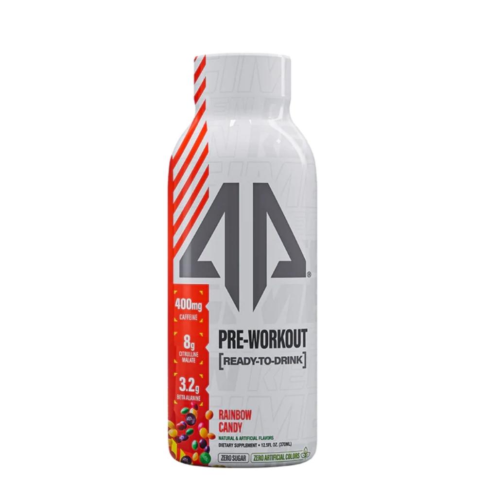 Alpha Prime Sports Regimen Pre Workout RTD 12/case Drinks AP Sports Regimen Rainbow Candy 