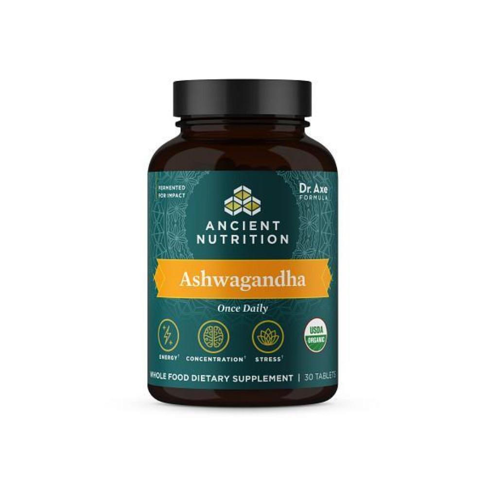 Ancient Ashwagandha 30 Tablets Herbs Ancient Nutrition 