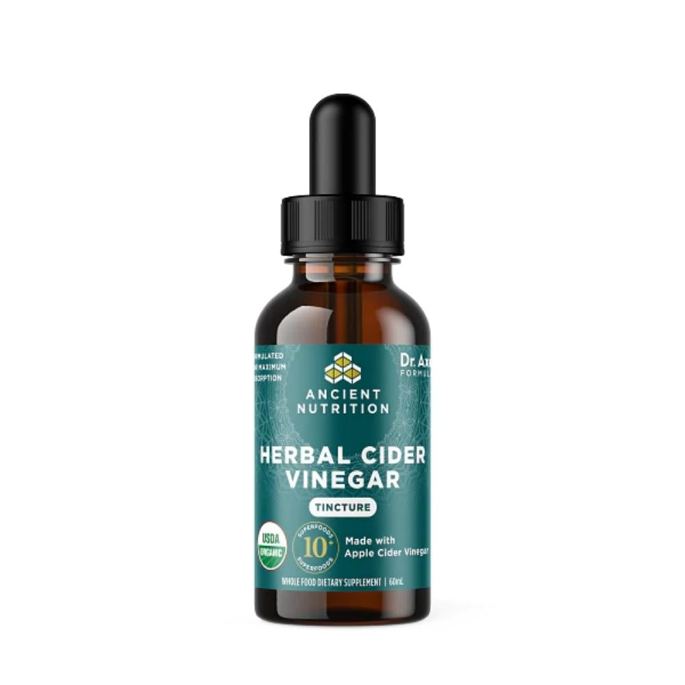 Ancient Nutrition Organic Herbal Cider Vinegar Tincture 2oz Herbs Ancient Nutrition 