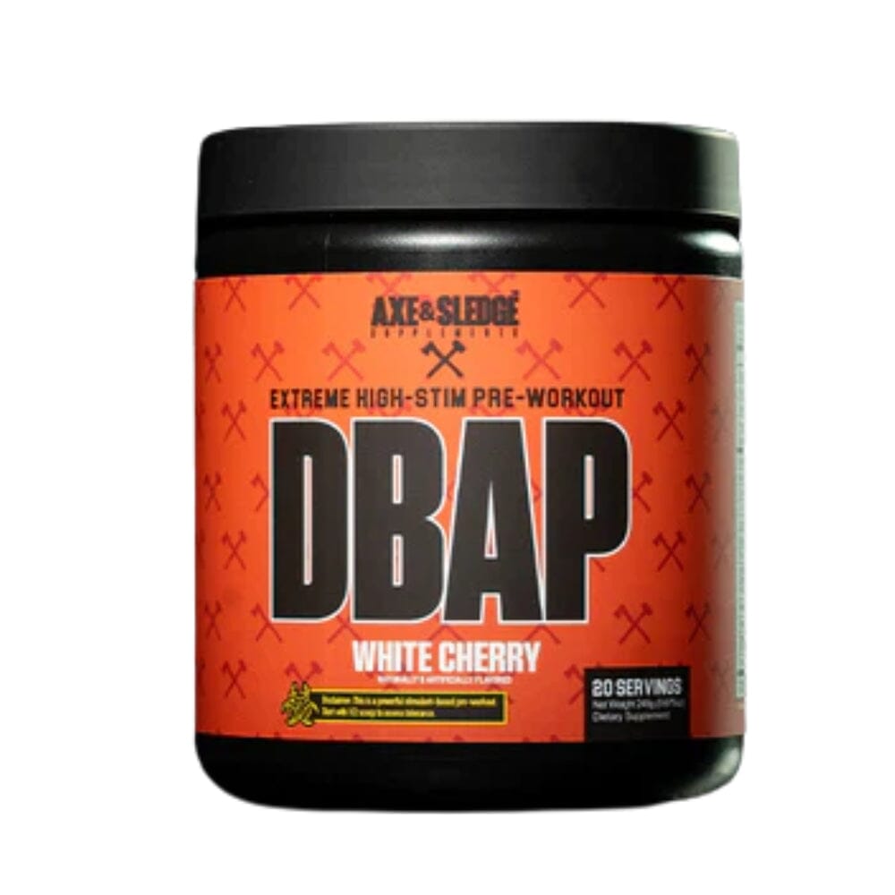 Axe & Sledge DBAP 20 Servings Pre-Workouts AXE & SLEDGE White Cherry 