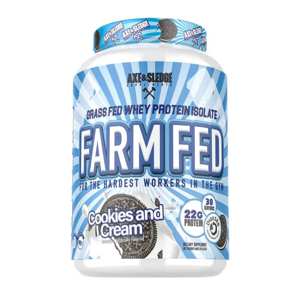Axe & Sledge Farm Fed Protein 30 Servings Protein Powders AXE & SLEDGE COOKIES AND CREAM 