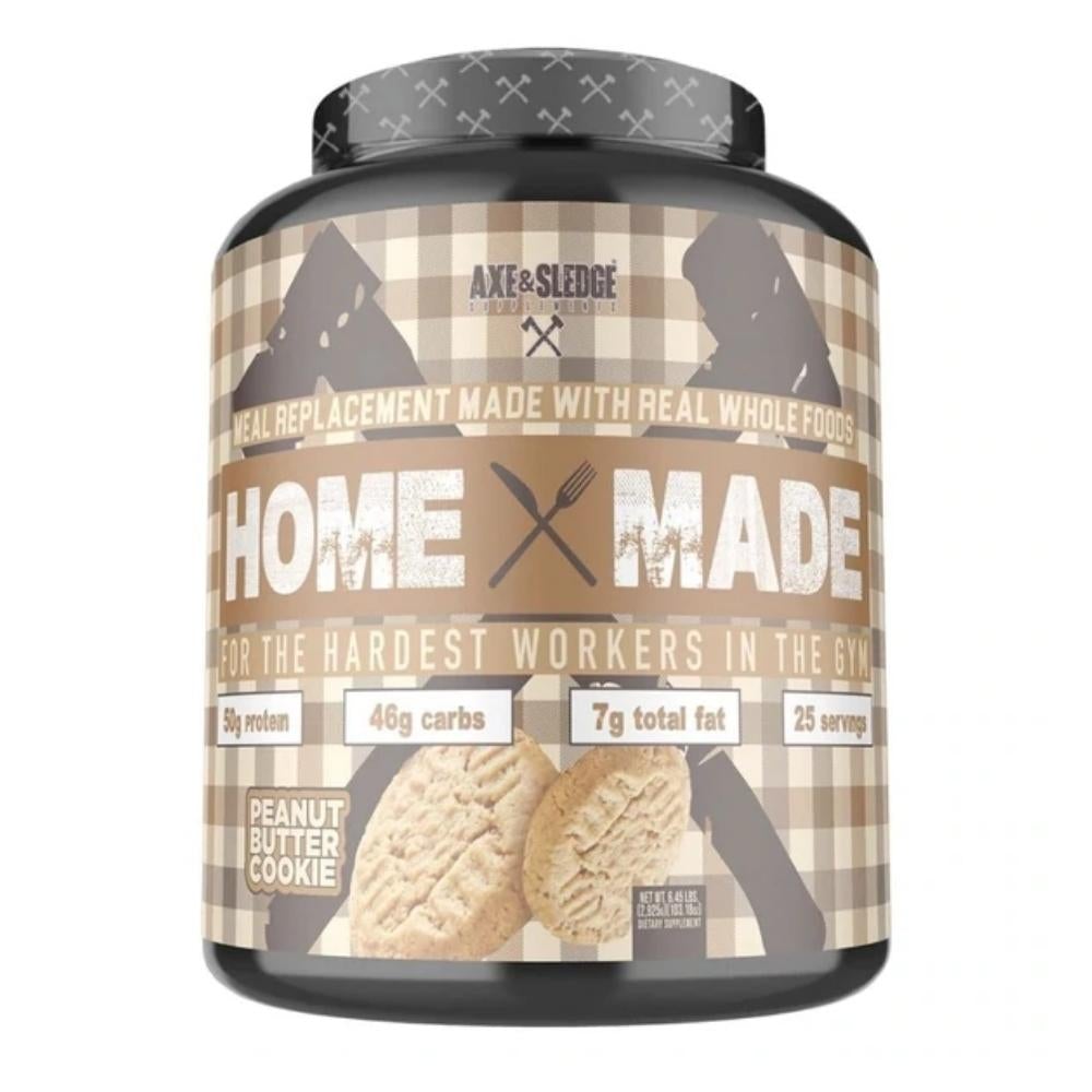 Axe & Sledge Home Made 25 Servings Protein Powders AXE & SLEDGE Peanut Butter Cookie 