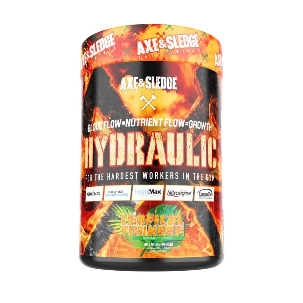 Axe & Sledge Hydraulic 40 Servings Sports Performance Recovery AXE & SLEDGE Tropical Thunder 