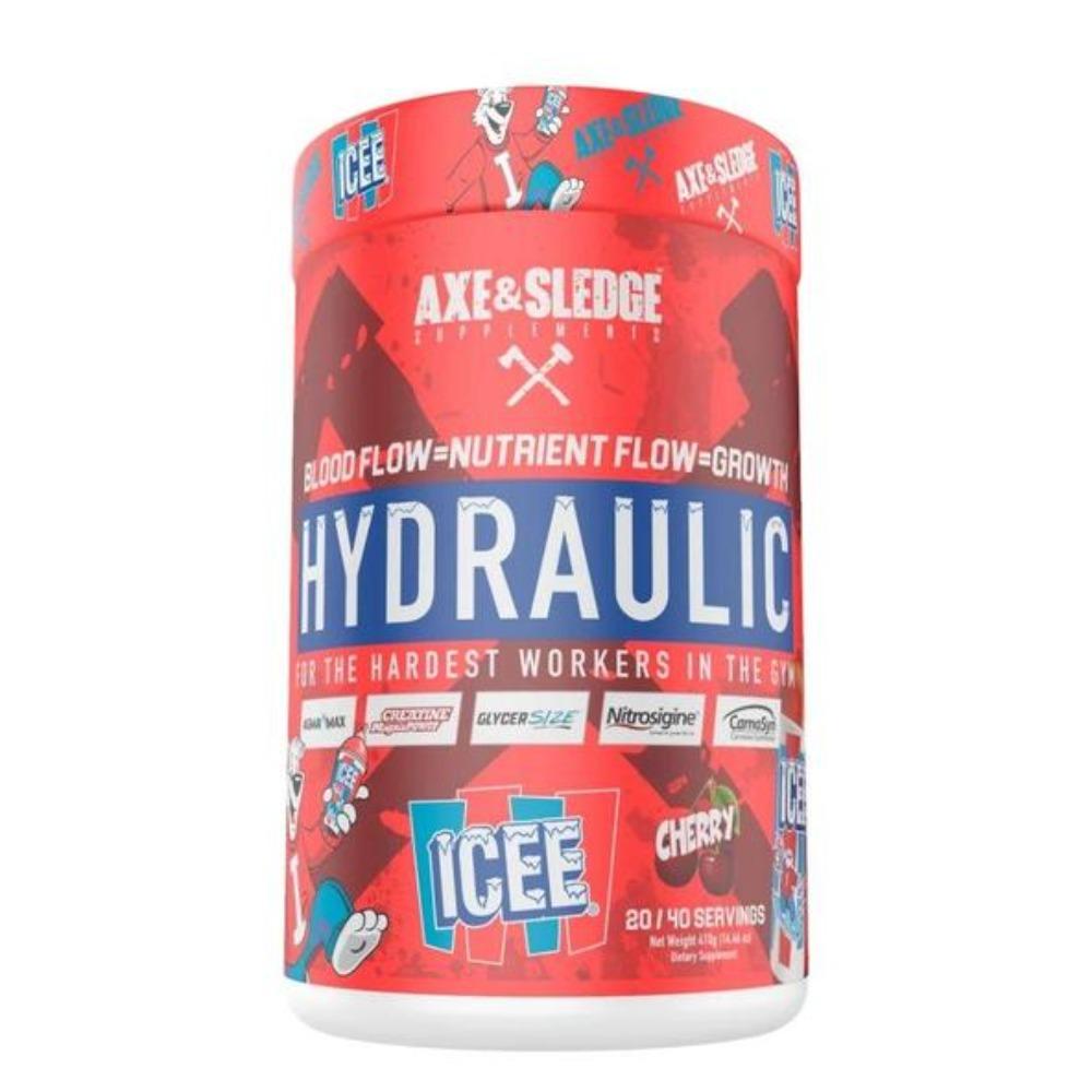 Axe & Sledge Hydraulic 40 Servings Sports Performance Recovery AXE & SLEDGE ICEE Cherry 