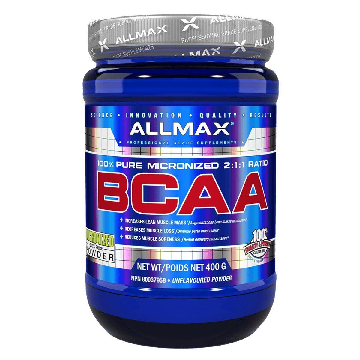 Allmax Nutrition BCAA 400 Grams Amino Acids Allmax Nutrition  (1058644394027)
