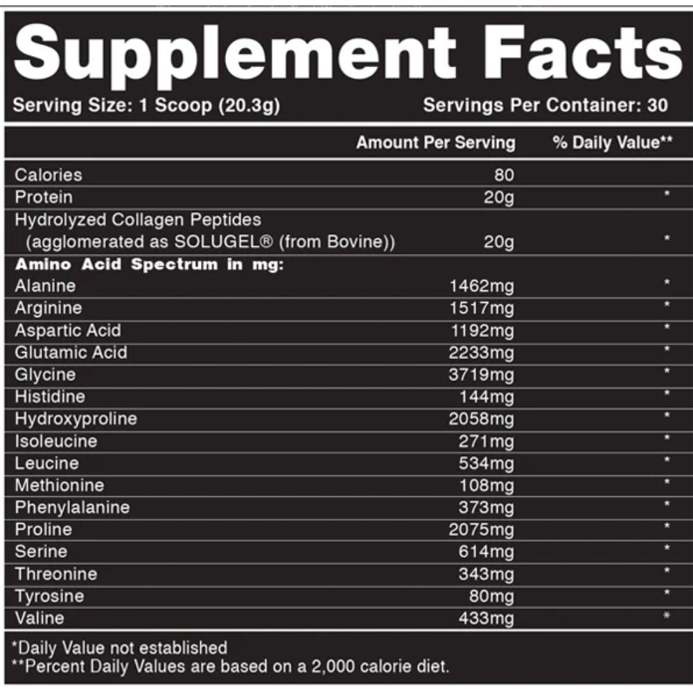 Blackstone Labs Collagen Peptides 30 Servings Joint Aid Blackstone Labs 