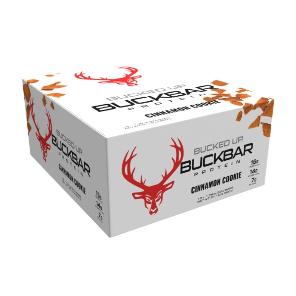 BUCKED UP BUCKBAR 12/Box Foods Juices Bucked Up Cinnamon Cookie 