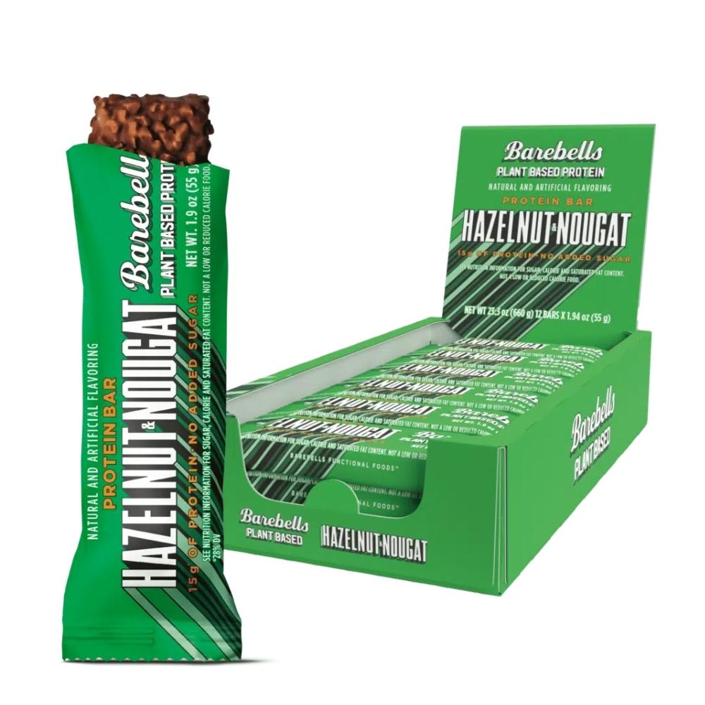 Barebells Bar 12/Box Bars Barebells PLANT Hazelnut Nougat 