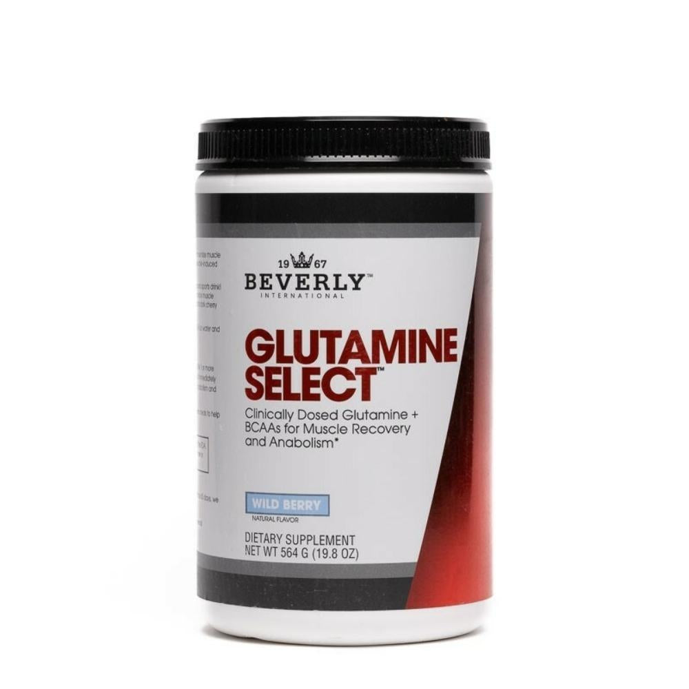 Beverly International Glutamine Select 60 Servings Amino Acids Beverly International Wild Berry 