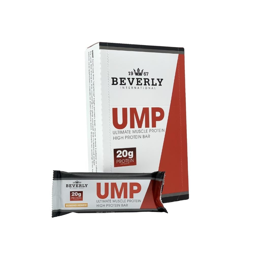 Beverly International UMP Protein Bars 12/box Bars Beverly International Almond Honey 