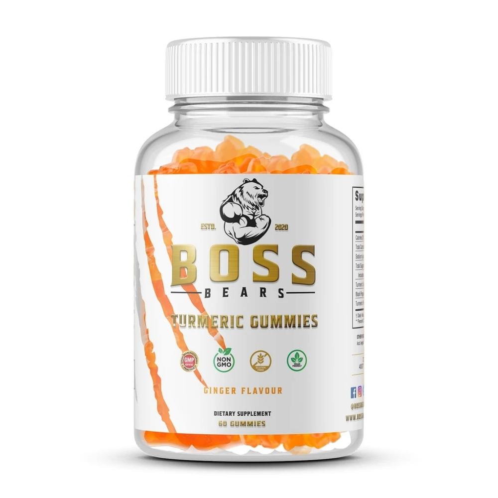 Boss Bears Turmeric Gummies 60 Count Herbs Boss Bears 
