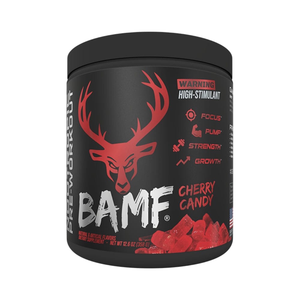 Bucked Up BAMF 30 Servings | Pre-Workout Formerly LIT AF Sports Performance Recovery Bucked Up Cherry Candy 