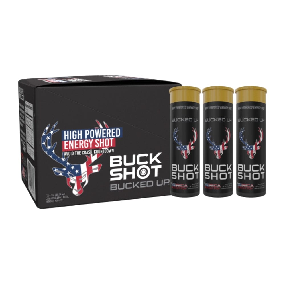 Bucked Up Buck Shot 12/Pack Foods Juices Bucked Up Rocket Pop 