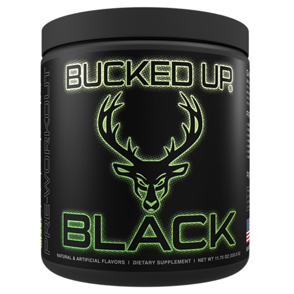 Bucked Up Bucked Up Black 30 Servings Pre-Workouts Bucked Up Lime Ade 