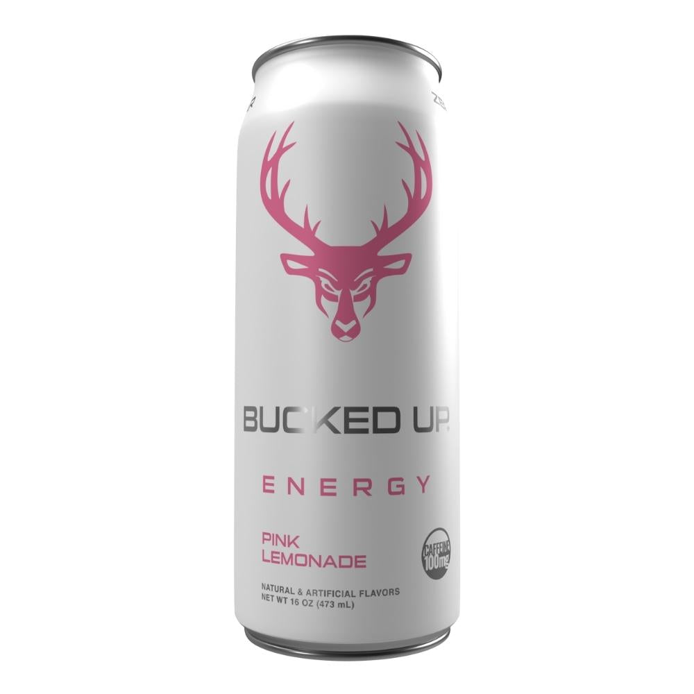 Bucked Up Energy Drink RTD 12/Case Drinks Bucked Up Pink Lemonade 