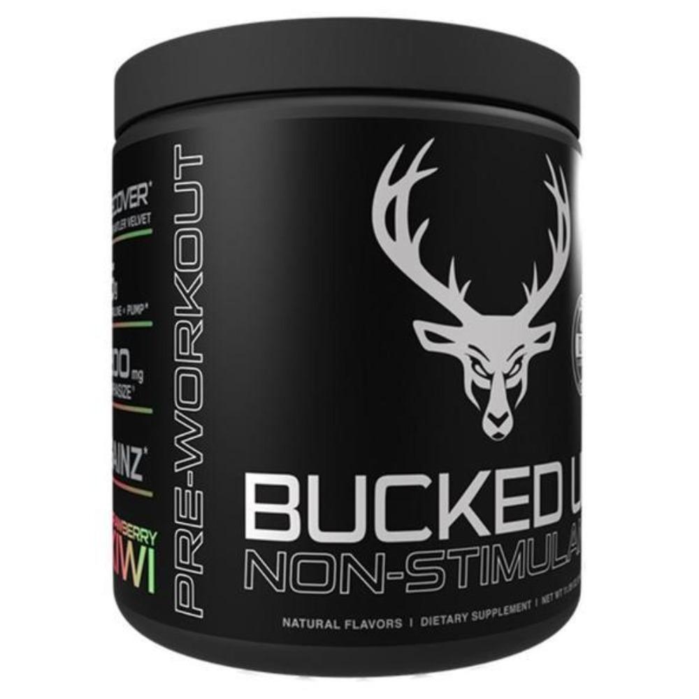 Bucked Up Stim Free 30 Servings | Non-Stim Pre-Workout Sports Performance Recovery Bucked Up Strawberry Kiwi 