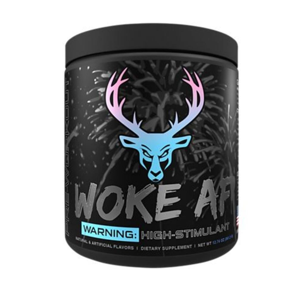 Bucked Up Woke AF 30 Servings Sports Performance Recovery Bucked Up Blue Cotton Candy 