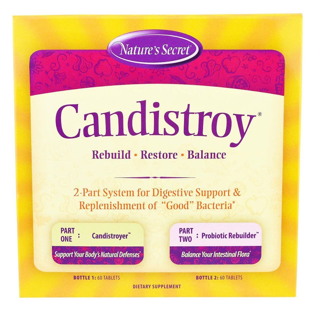 Nature's Secret Candistroy 2 Part Program Herbs Nature's Secret  (1058625814571)
