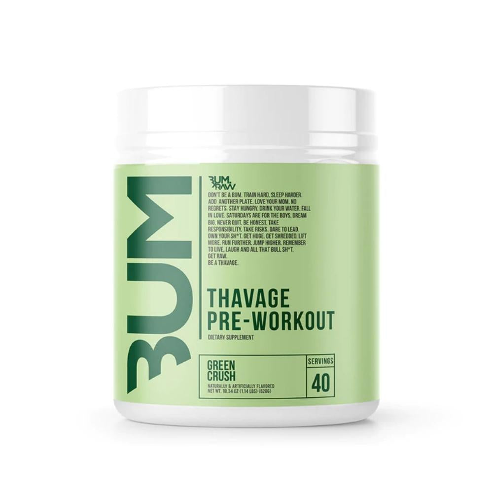 CBUM Thavage 40 Servings Pre-Workouts CBUM Green Crush 
