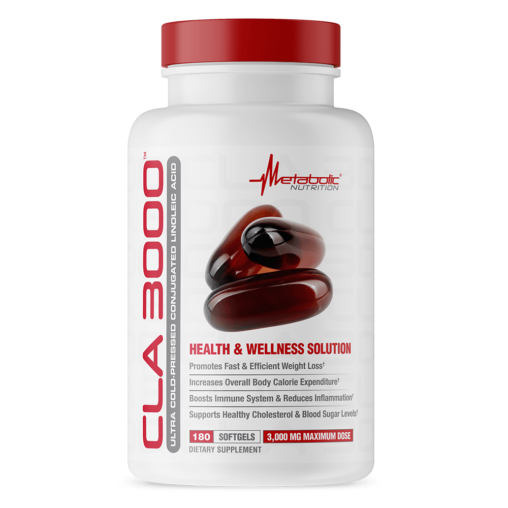 Metabolic Nutrition CLA 3000 180 Softgels Fat Burner Metabolic Nutrition  (1777819484203)