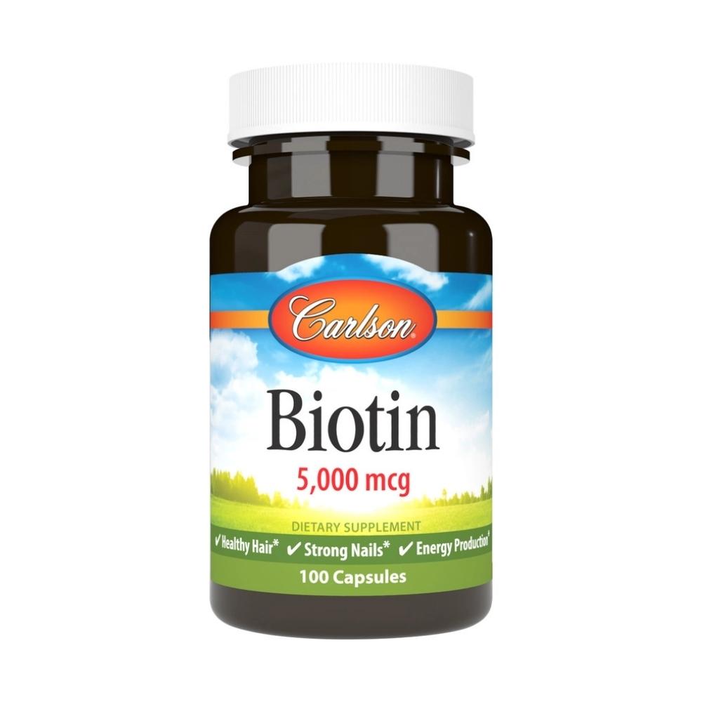 Carlson Biotin 5000mcg 100 Capsules Personal CareHygeine Carlson 