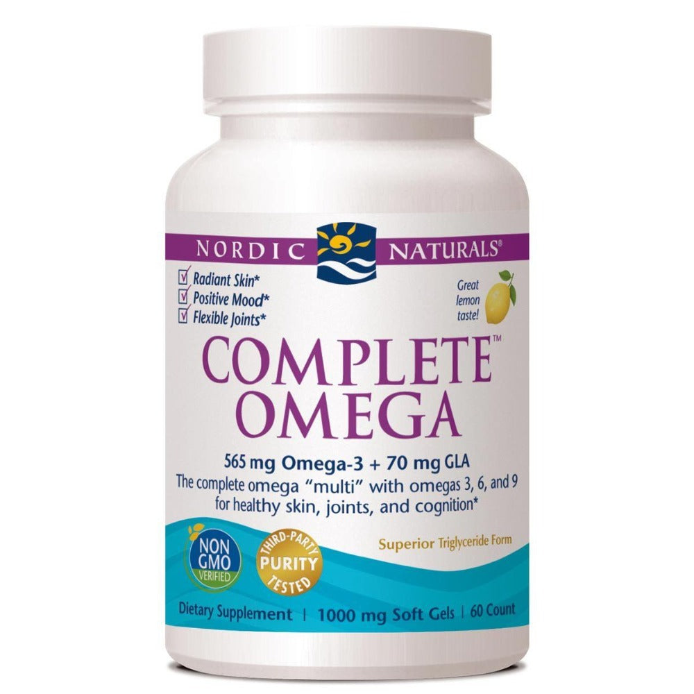 Nordic Naturals Complete Omega 3-6-9 60 SoftGels Omega Fatty Acids / EFAs Nordic Naturals  (1058020130859)