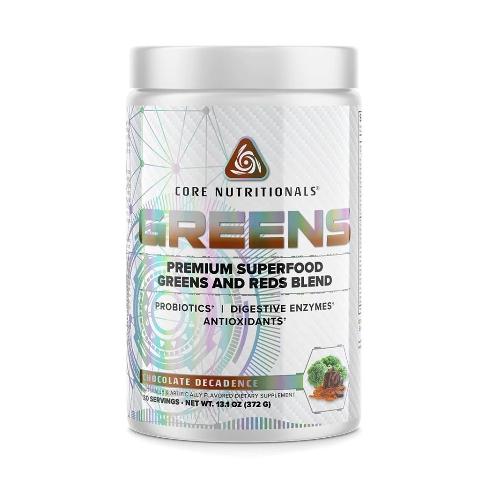 Core Greens 30 Servings Digestive Health Core Nutritionals Chocolate Decadence 