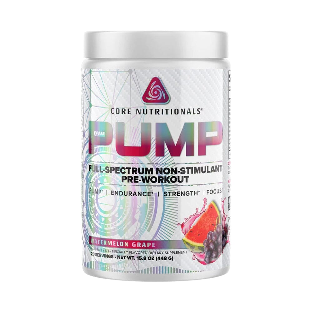 Core Nutritionals Pump 20 Servings Nitric Oxide Core Nutritionals Watermelon Grape 
