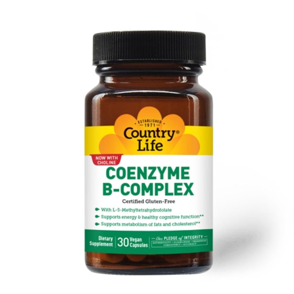 Country Life COENZYME B-COMPLEX 30 Vege Capsules Vitamins & Minerals Country Life 