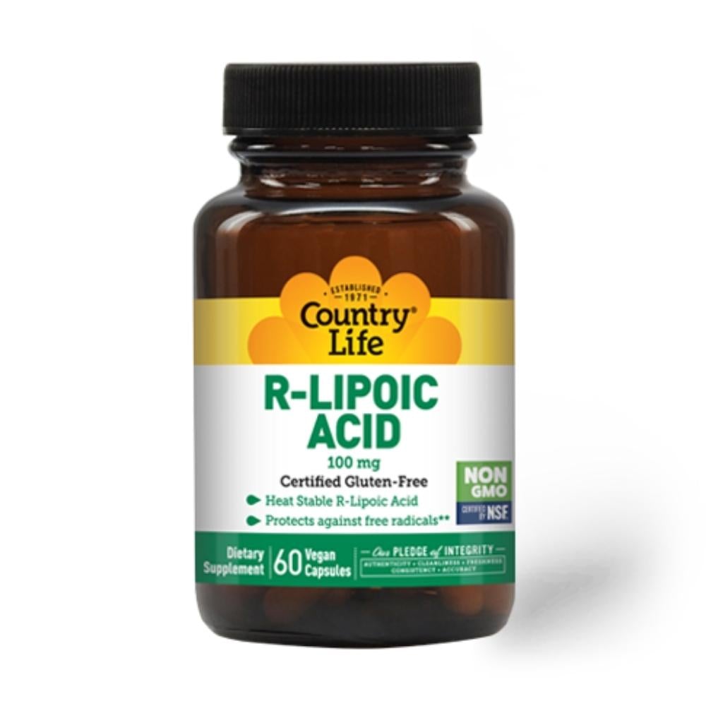 Country Life R-Lipoic Acid 100mg 60 Capsules Specialty Health Products Country Life 