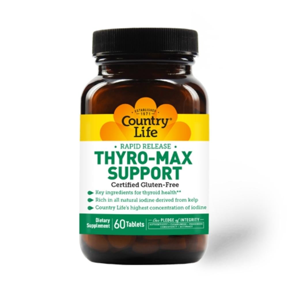 Country Life Thyro-Max Support 60 Tablets Specialty Health Products Country Life 