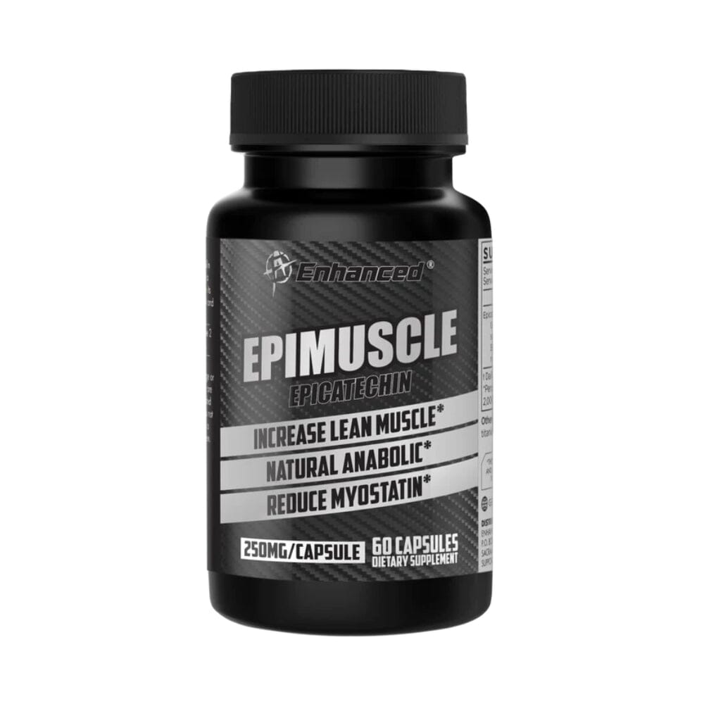 Enhanced Epimuscle 60 Capsules (Epicatechin Myostatin Inhibitor) Sports Performance Recovery Enhanced 