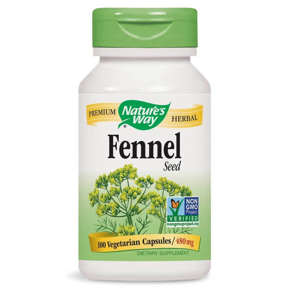 Nature's Way Fennel Seed 100 Caps Herbs Nature's Way  (1059025649707)