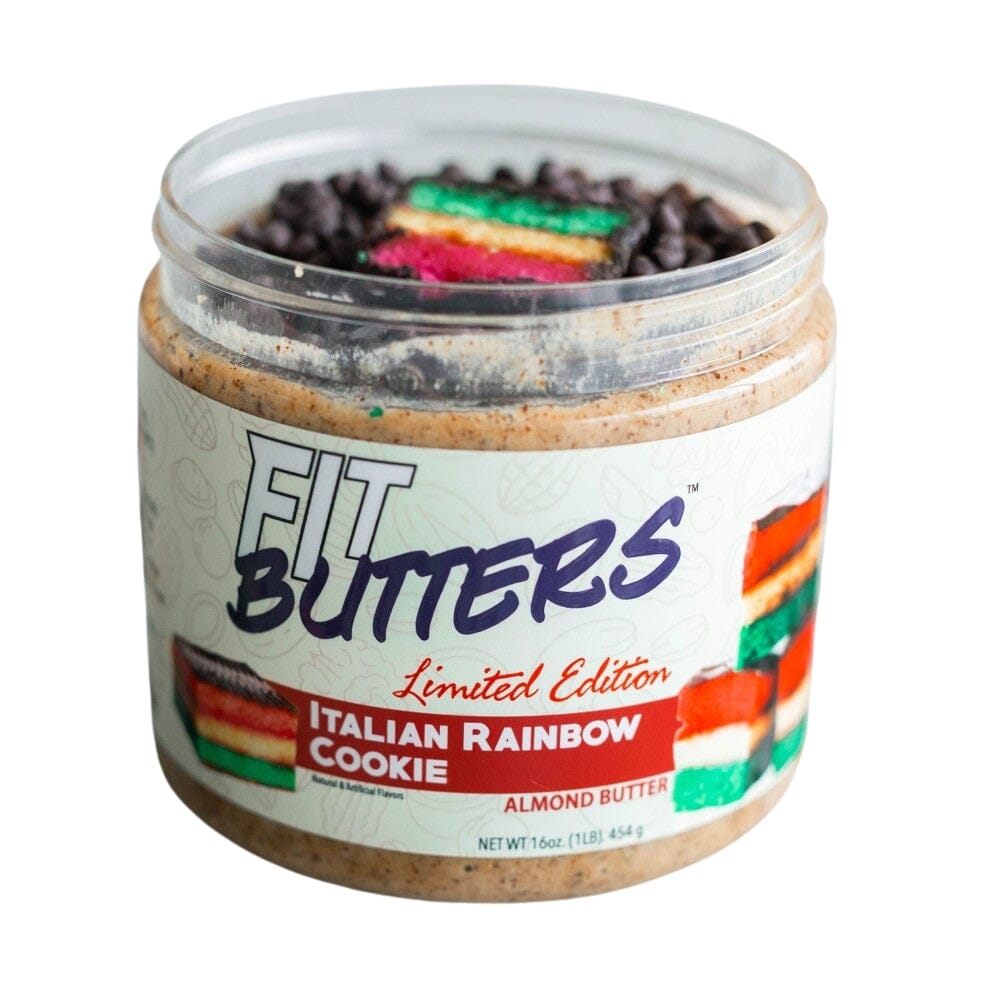 Fit Butters 16oz Foods Juices Fit Butters Italian Rainbow Cookie Almond Butter 