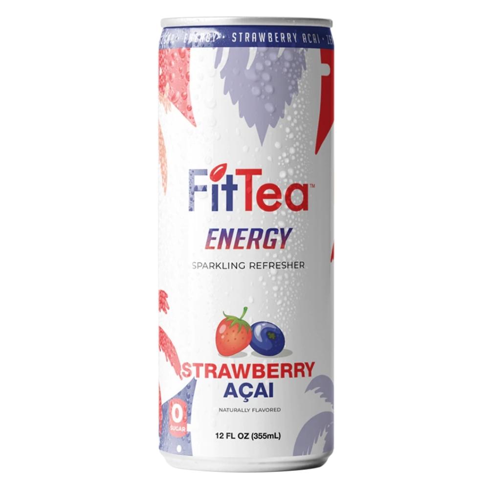 Fit Tea Energy 12/case Drinks Fit Tea Energy Strawberry Acai 