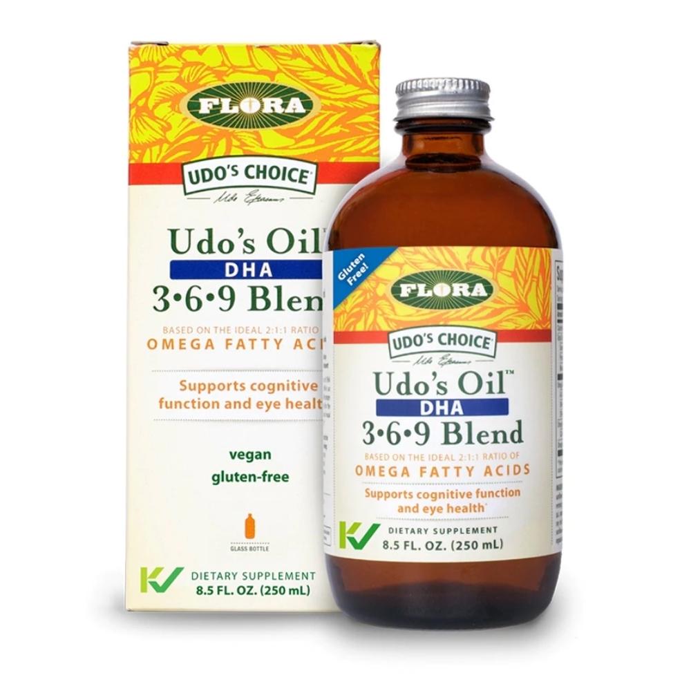 Flora (Udo's Choice) Udo's Choice DHA 3 6 9 Blend 8.5 oz Omega Fatty Acids / EFAs Flora (Udo's Choice) 