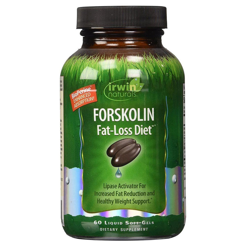 Irwin Naturals Forskolin Fat-Loss Diet 60 Liquid Softgels Diet/Energy Irwin Naturals  (1059095019563)