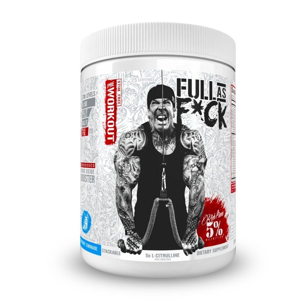 5% Nutrition Full As F*ck 30 Servings Pre-workout 5% Nutrition Blueberry Lemonade 