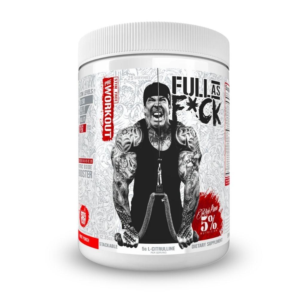 5% Nutrition Full As F*ck 30 Servings Pre-workout 5% Nutrition Fruit Punch 